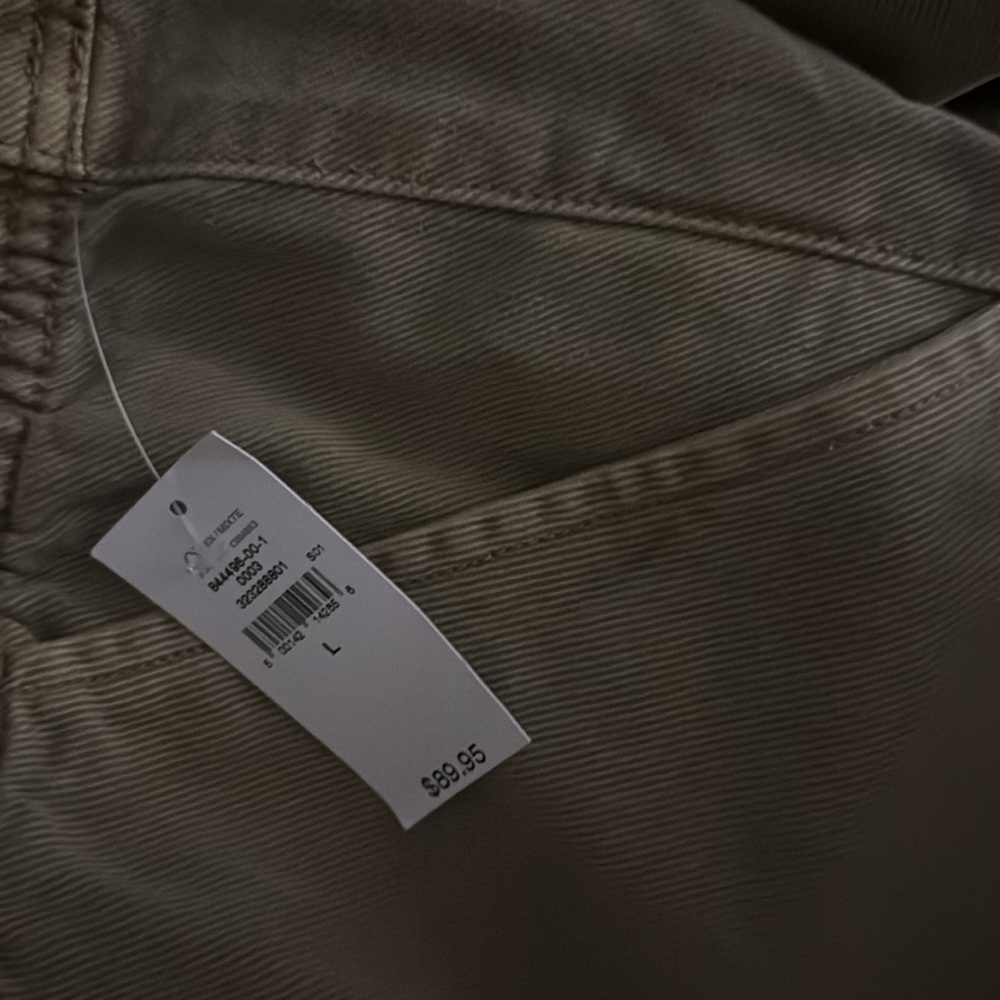 GAP Wide Leg Drawstring Pants in Olive - Picture 7 of 7